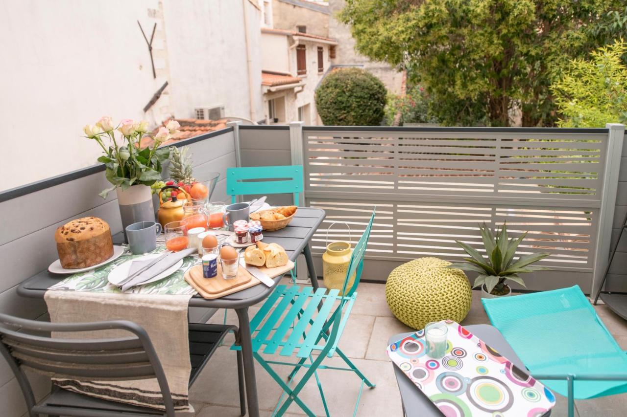 Suite Oisivete Avec Terrasse Vue Sur Patio Et Clim Montpellier Eksteriør bilde